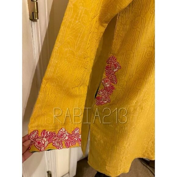 BEECHTREE PAKISTANI DESIGNER KURTA DRESS FLORAL EMBROIDERED 1 PIECE - Picture 3 of 6